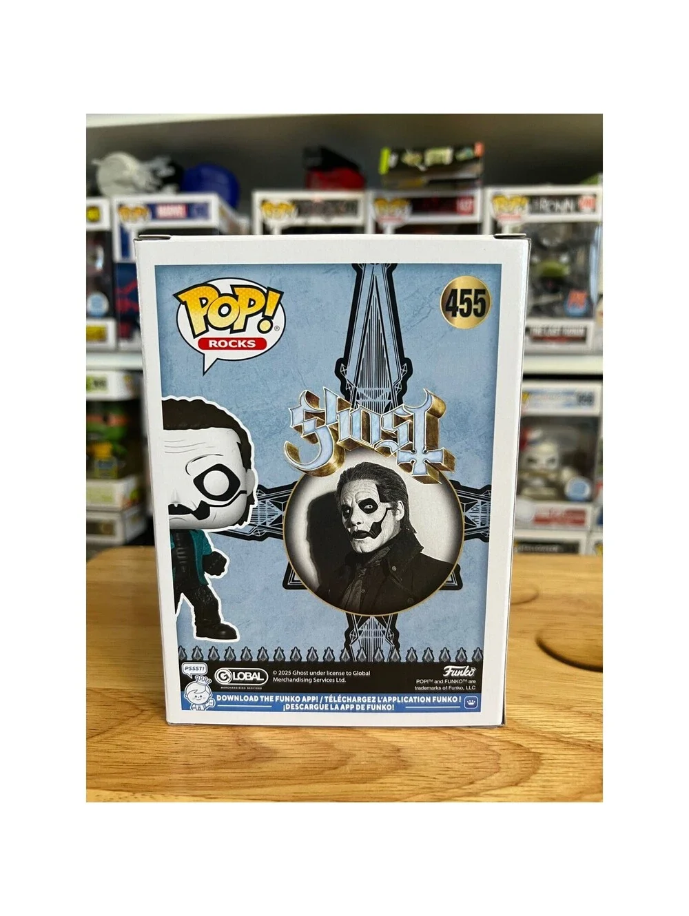 DIAMOND GLITTER Papa Emeritus IV Funko Pop #455 Ghost Rocks Vinyl Figurine Music